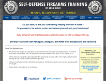 Tablet Screenshot of firearmstraining.com